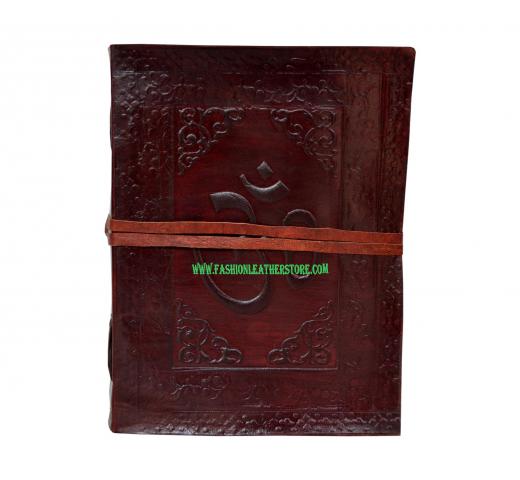 Omm Handmade Paper Leather Journal Blank Diary Writing Notebook Sketchbook 